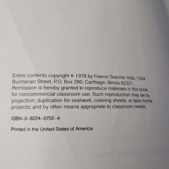 The Big Fearon Bulletin Board 1978 Elementary Book Vintage Teaching Aid - Picture 8 of 8